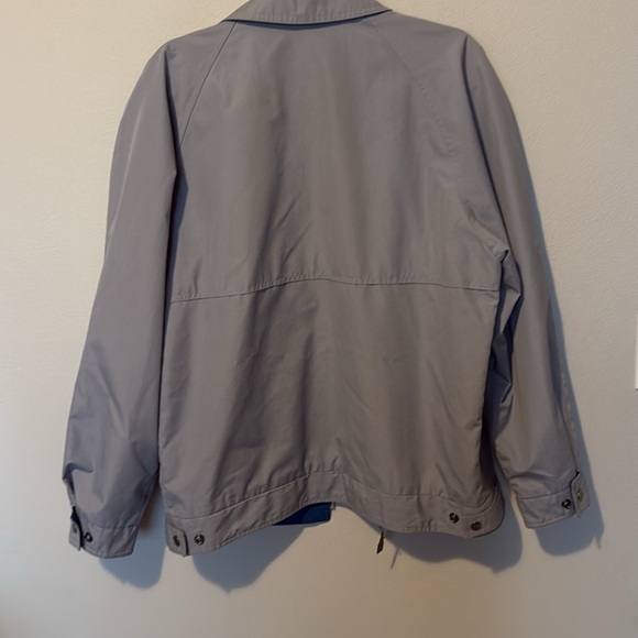 Vintage London Fog Jacket Size 42 Reg Grey Waterproof Mayerial Zipper EUC Mens - Picture 9 of 14